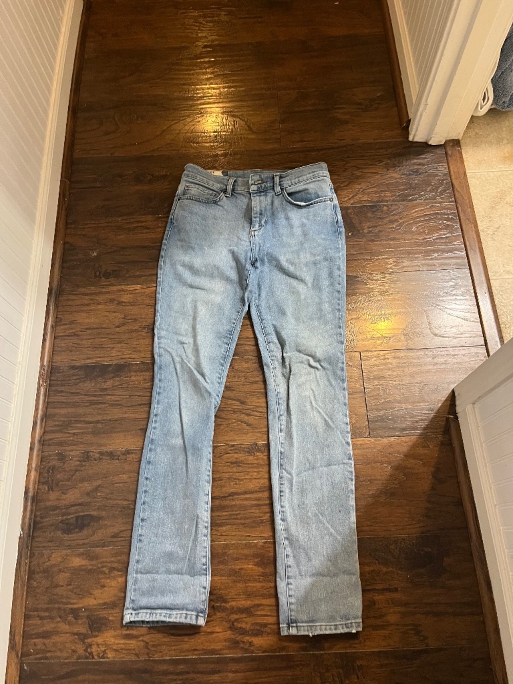 Marine layer light wash jeans